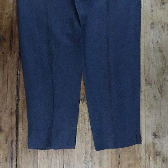 MONDI VINTAGE GREY SIDE ZIP SKINNY OFFICE TROUSERS PANTS SIZE 36 - Picture 6 of 9